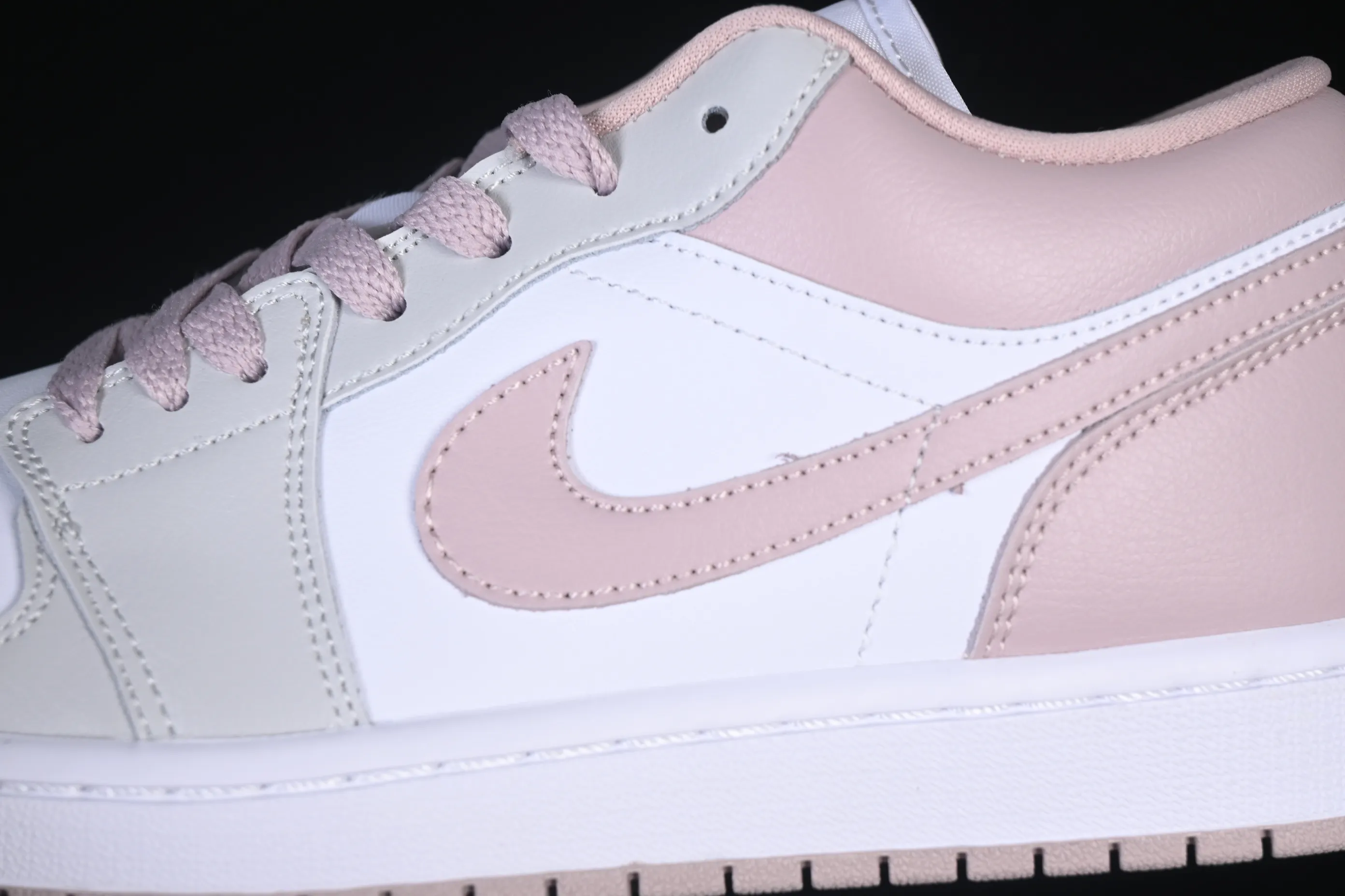 All categories Air Jordan Jordan series basketball shoes Air Jordan 1 Low Air Jordan 1 Low AJ1 Joe 1 rice white powder low-top cultural casual sneakers DC0774-606